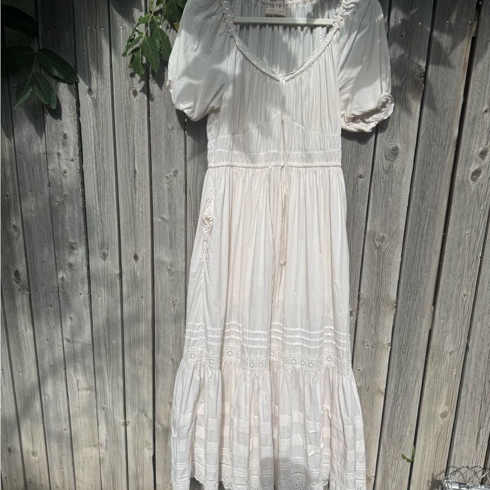 Christy Dawn White Maxi Dress